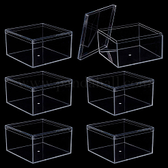 Transparent Acrylic Packaging Boxes with Lid&nbsp;CON-WH0110-37