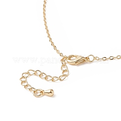 Teardrop Glass Pendant Necklace&nbsp;NJEW-JN04231