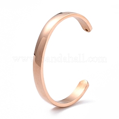 Ion Plating(IP) 304 Stainless Steel Cuff Bangles&nbsp;STAS-C023-02