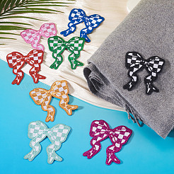 8Pcs 8 Colors Polyester Clothing Patches&nbsp;DIY-TA0015-31