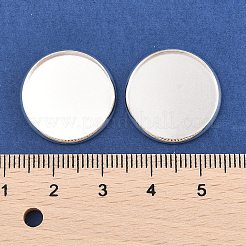 Brass Plain Edge Bezel Cups&nbsp;KK-L005-A-S