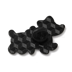 Dachshund with Bowknot Enamel Pins&nbsp;JEWB-Z048-08EB-03