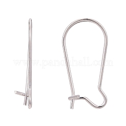 925 Sterling Silver Hoop Earrings Findings&nbsp;STER-S002-55A-01
