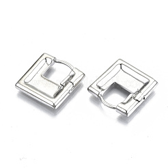 Brass Huggie Hoop Earrings&nbsp;EJEW-N011-42P-NF