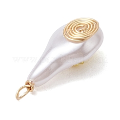 ABS Plastic Imitation Pearl Pendants&nbsp;PALLOY-JF02601-02