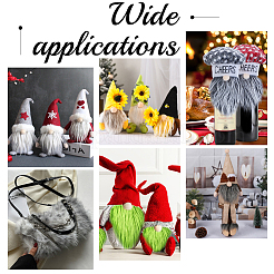 Artificial Wool Fabric for Christmas&nbsp;BJEW-WH0515-12D