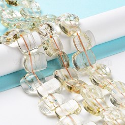 Transparent Glass Imitation Gemstone Beads Strands&nbsp;GLAA-G105-01E