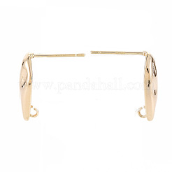 Brass Earring Findings&nbsp;X-KK-S356-441-NF
