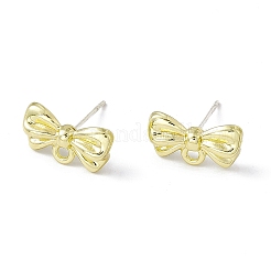 Rack Plating Alloy Stud Earring Findings&nbsp;FIND-I030-13LG