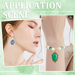 28Pcs 7 Colors Alloy Pendant Cabochon Settings&nbsp;FIND-SC0009-23
