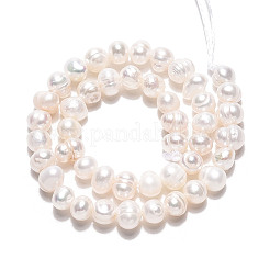 Natural Cultured Freshwater Pearl Beads Strands&nbsp;PEAR-N026-01