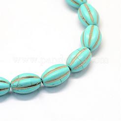 Synthetic Turquoise Gemstone Bead Strands&nbsp;TURQ-S282-16