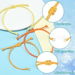 24Pcs Polyester Cord Bracelets Making&nbsp;AJEW-FS00006