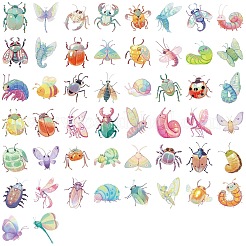 50Pcs Insect PET Cartoon Stickers&nbsp;STIC-T0001-19