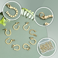 30Pcs 304 Stainless Steel Charms&nbsp;STAS-BBC0010-14A