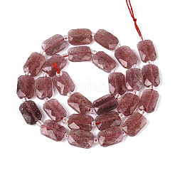 Natural Strawberry Quartz Beads Strands&nbsp;G-T139-80
