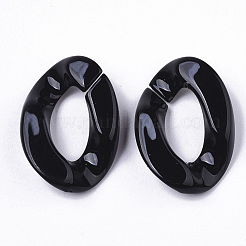 Opaque Acrylic Linking Rings&nbsp;OACR-S036-001B-G02