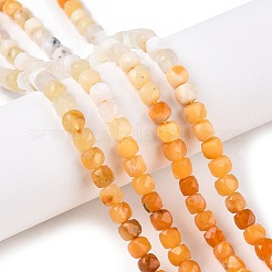 Gradient Color Natural Topaz Jade Beads Strands&nbsp;G-N342-136