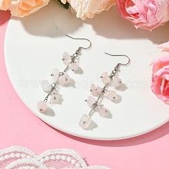 4 Pairs 4 Styles Natural Mixed Stone & Synthetic Turquoise Dangle Earrings for Women&nbsp;EJEW-TA00553