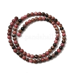 Natural Rhodonite Beads Strands&nbsp;G-G717-4mm