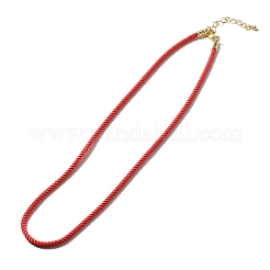 Nylon Milan Cord Necklace Making&nbsp;MAK-M028-01G-22