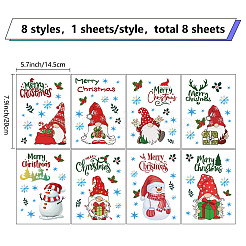 8 Sheets 8 Styles PVC Waterproof Wall Stickers&nbsp;DIY-WH0345-052