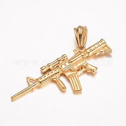 304ステンレススチール製ビッグペンダント  長期郡  ミックスカラー  30x76x5.5mm  穴：12x8mm&nbsp;STAS-D441-12