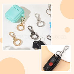Teardrop Alloy Swivel Clasps&nbsp;PURS-SP0001-03
