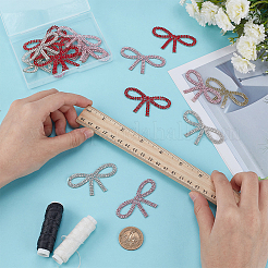 18Pcs 3 Colors Hot Glue & Rhinestone Sequin Patches&nbsp;PATC-FG0002-51