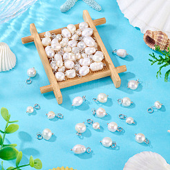 Natural Cultured Freshwater Pearl Pendants&nbsp;PALLOY-CW00004