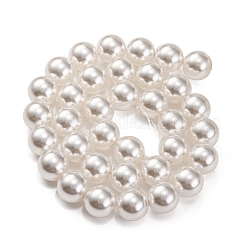 Baking Paint Pearlized Glass Pearl Round Bead Strands&nbsp;X-PEAR-H019-02E-04