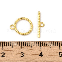 Rack Plating 925 Sterling Silver Toggle Clasps&nbsp;STER-G038-02G