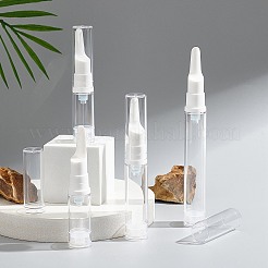 プラスチック製の透明なデュワーボトル  空のアイクリームチューブバイアル  透明なプラスチック漏斗ホッパー付き  透明  15x1.9cm  容量：15ミリリットル  12pc&nbsp;MRMJ-BC0002-30A
