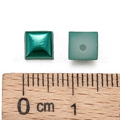 ABS Plastic Imitation Pearl Cabochons&nbsp;SACR-R748-6x6mm-M