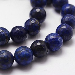 Natural Lapis Lazuli Beads Strands&nbsp;G-G736-22-8mm