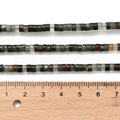 Natural African Bloodstone Beads Strands&nbsp;G-Z110-A31-2x4mm