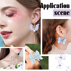 160Pcs 16 Style Polyester Fabric Wings Crafts Decoration&nbsp;DIY-SC0019-37
