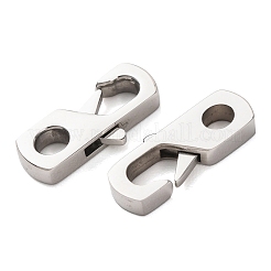 304ステンレススチール製ロブスタークロウ留め金  ステンレス鋼色  26x11.5x4.5mm  穴：5mm&nbsp;STAS-A151-03P