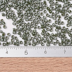 MIYUKIデリカビーズ  シリンダー  日本製シードビーズ  11/0  （db1566)不透明アボカド光沢  1.3x1.6mm  穴：0.8mm  約2000PCS /ボトル  10 G /ボトル&nbsp;SEED-JP0008-DB1566