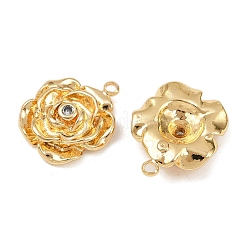 Brass Pave Cubic Zirconia Pendants&nbsp;KK-F906-05G