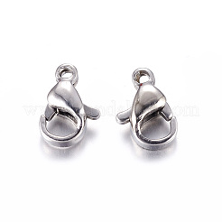 Tarnish Resistant 304 Stainless Steel Lobster Claw Clasps&nbsp;X-STAS-AB10