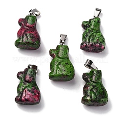 Dyed Natural Marble Pendants&nbsp;G-B127-07P-04