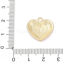 合金エナメルチャーム  ハートチャーム  ゴールドカラー  ショッキングピンク  18x18.5x4mm  穴：1.8mm&nbsp;FIND-Z070-03G-04