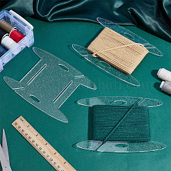 Rectangle Acrylic Thread Winding Boards&nbsp;AJEW-WH0460-157