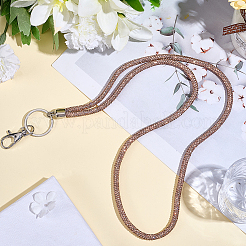 1Pc Alloy Rhinestone ID Card Lanyard&nbsp;AJEW-CP0009-93