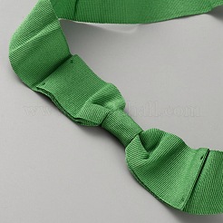 女性用フェイクスエードリボン結び伸縮性帽子バンド  グリーン  283x30x10.5mm&nbsp;AJEW-WH0696-082N