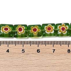 Handmade Millefiori Lampwork Beads&nbsp;LAMP-G166-13B