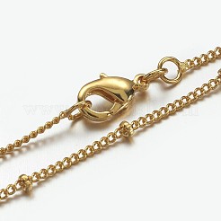 Brass Chain Necklaces&nbsp;X-MAK-F013-07G