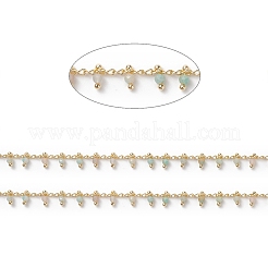 Natural Amazonite Handmade Beaded Chains&nbsp;CHC-P003-11H
