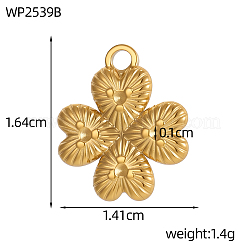 304 Stainless Steel Pendant Rhinestone Cabochon Settings&nbsp;STAS-OY016-02G